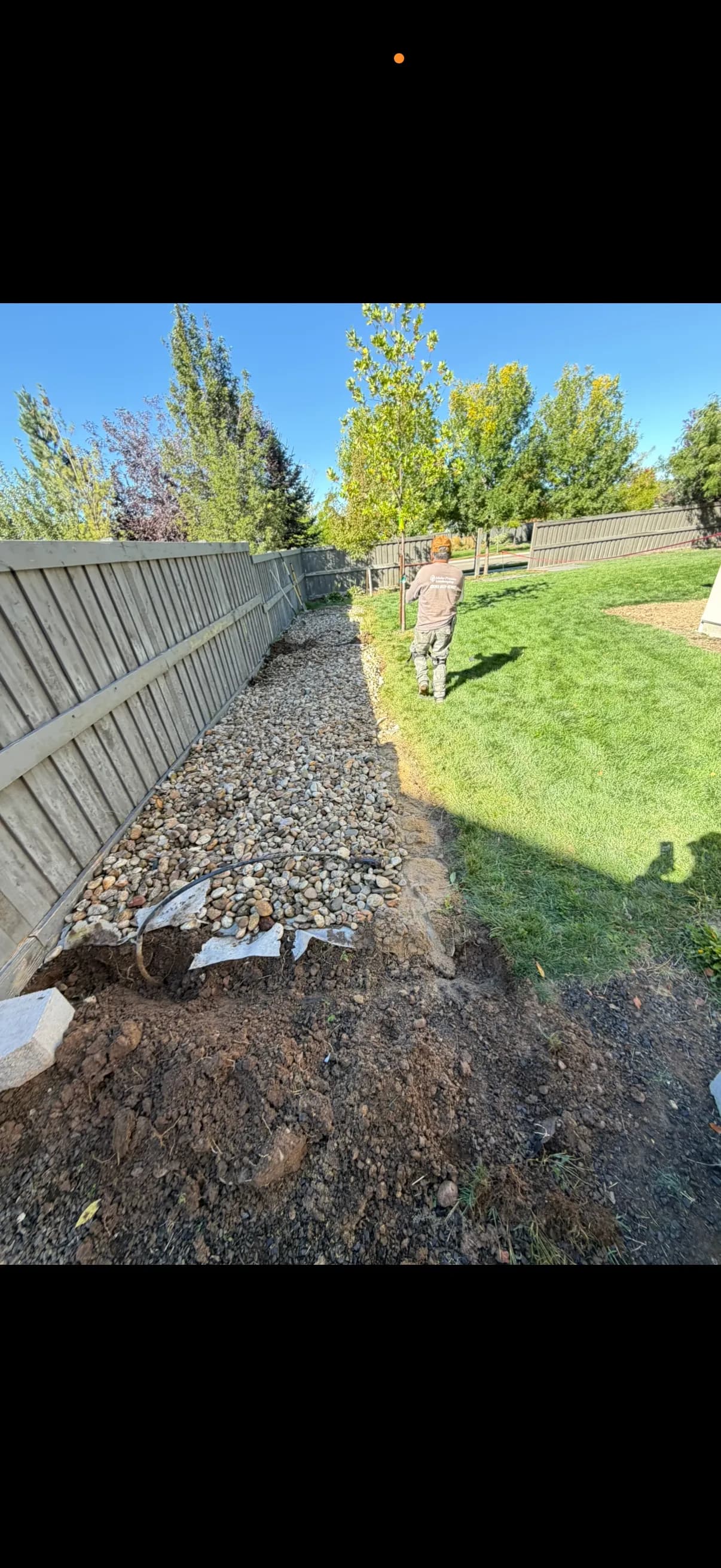 Gallery photos for Retaining Wall and Gravel Bed Fix That Actually Holds: Image #1