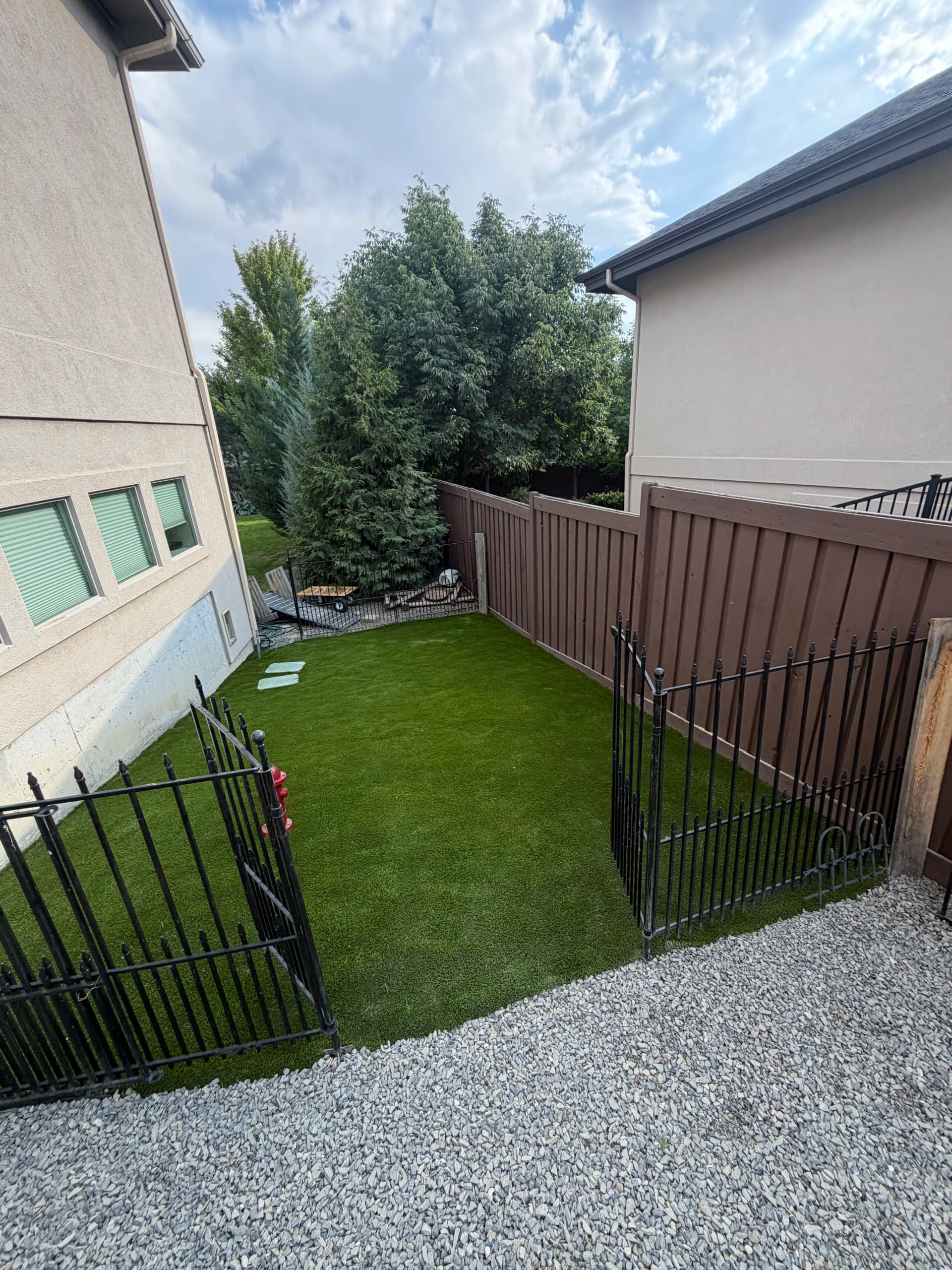 Side Yard Dog Run Built for Low-Maintenance Pet Owners image