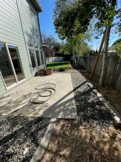 Gallery photos for Transformative Rock and Sod Makeover in Backyard: Image #3